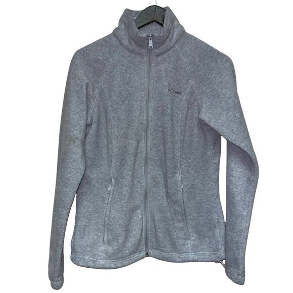Columbia Jackets & Blazers - Columbia Fleece Long Sleeve Full Zip Grey Women's Jacket Size Medium